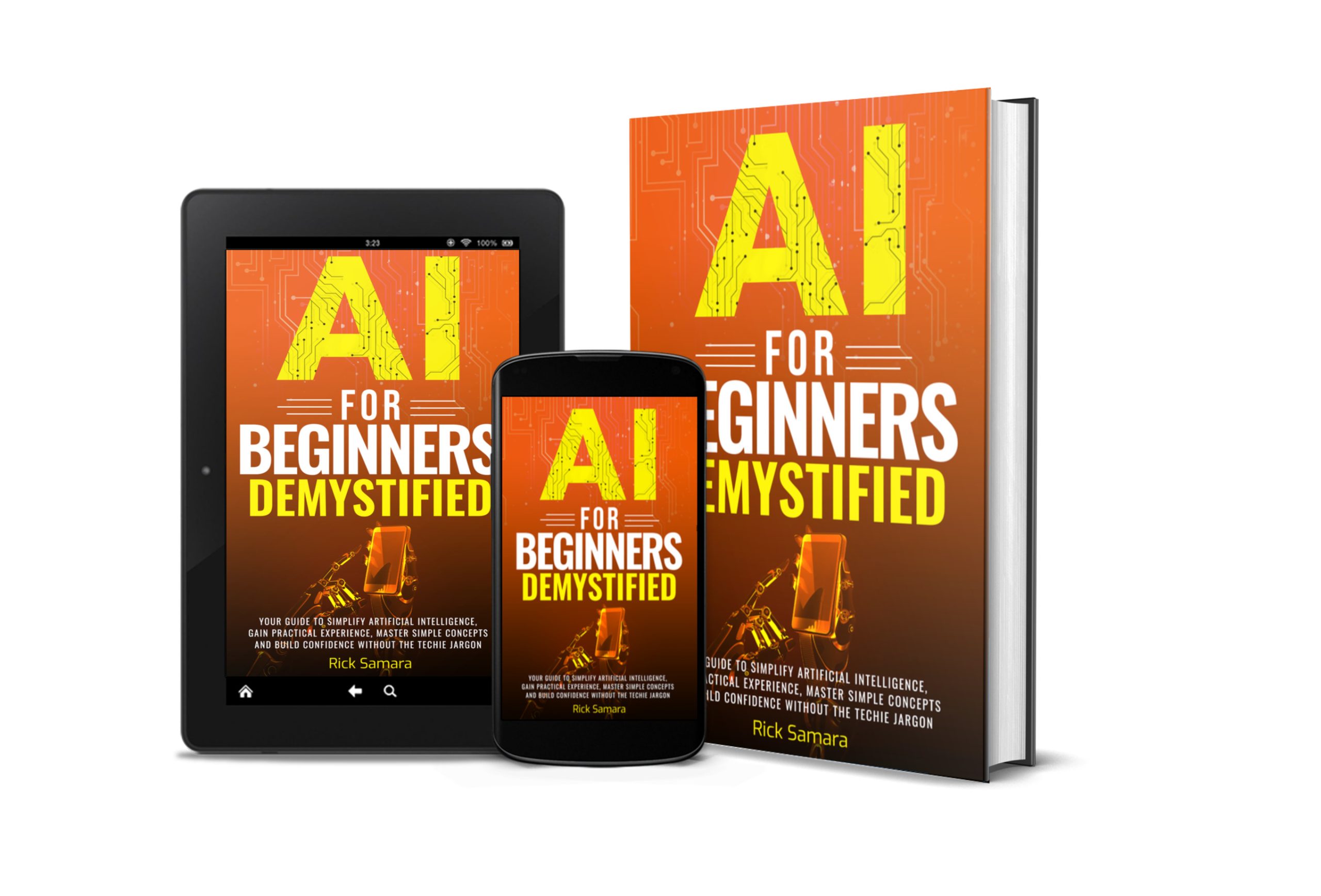 diybookcover_2 AI for Beginners Demystified book covers
