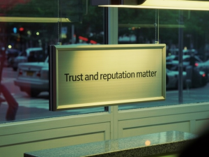 trust and reputation help make your job resilient to AI
