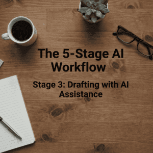 AI Workflow to write articles for a website. Stage 3