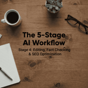 AI Workflow to write articles for a website. Stage 4